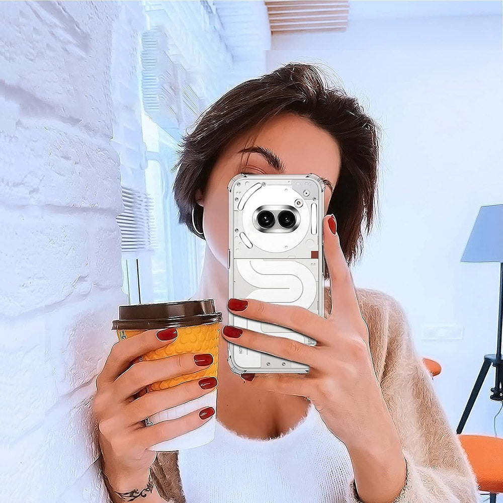 Hülle für Nothing Phone (3a), Techsuit, stoßfest klar, transparent