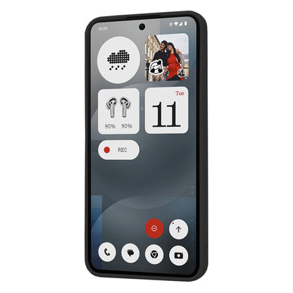 Hülle für Nothing Phone (3a), Techsuit, SoftFlex, Schwarz