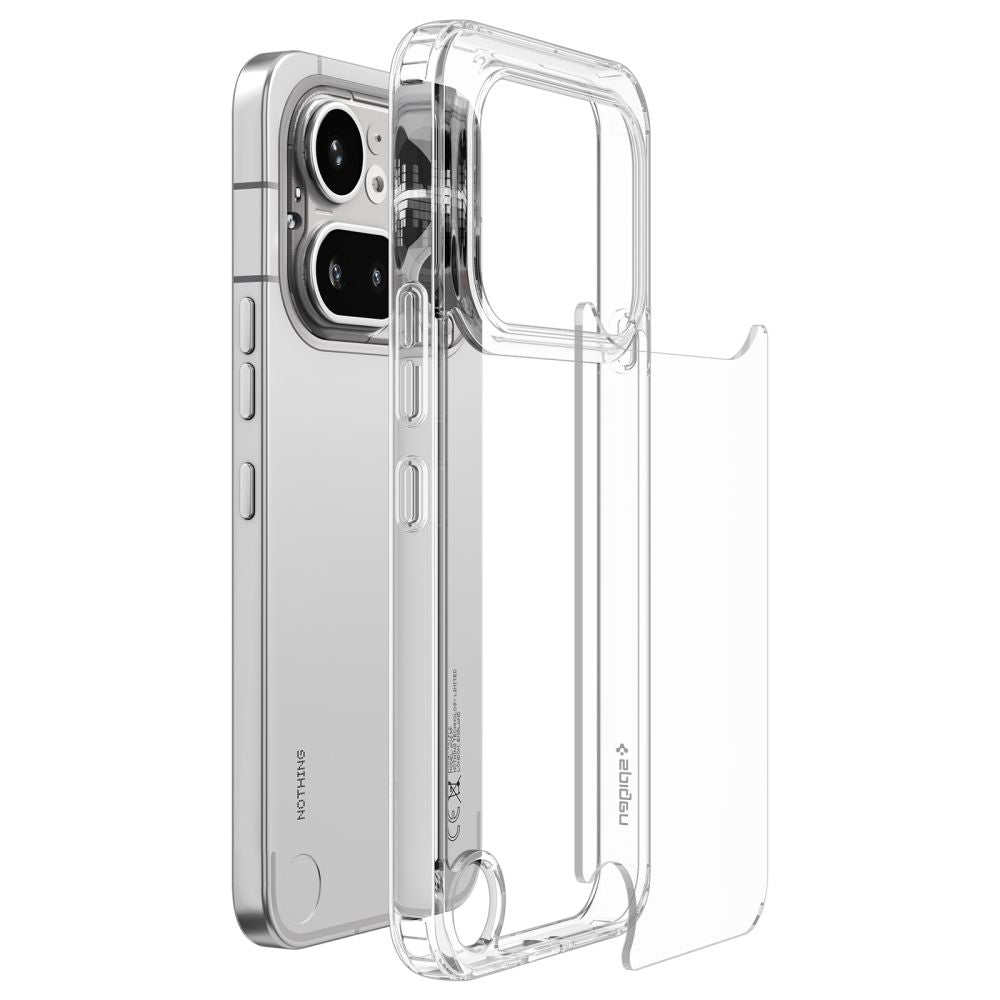 Telefoonhoesje voor Nothing Phone (4a) Pro, Spigen, Ultra Hybrid, Transparant ACS11632