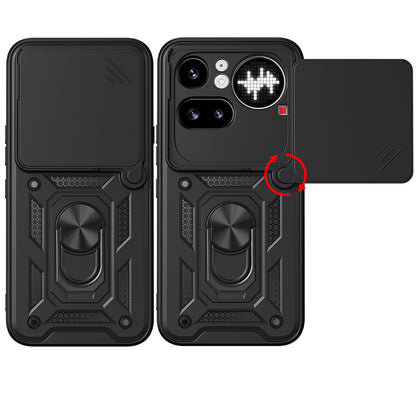 Hoes voor Nothing Phone (4a) Pro, Techsuit, CamShield, Blauw