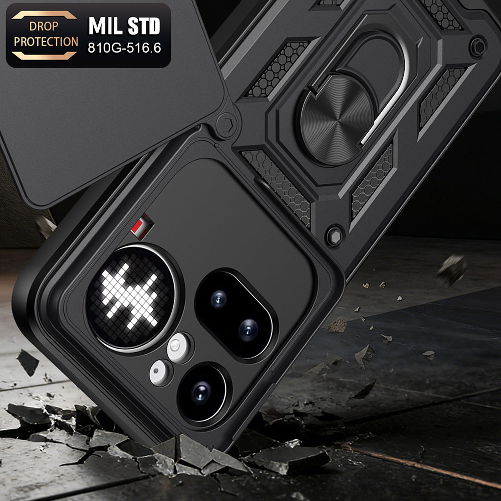 Étui pour Nothing Phone (4a) Pro, Techsuit, CamShield, Noir