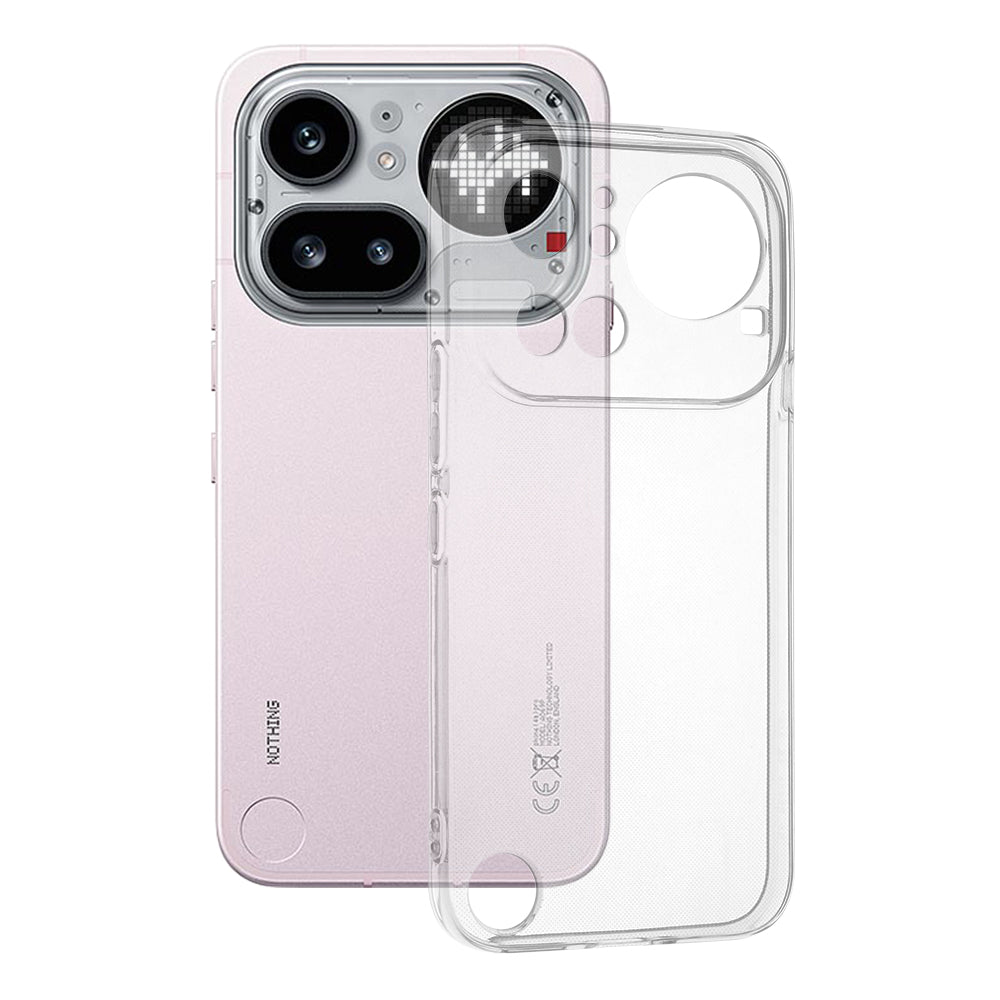 Case for Nothing Phone (4a) Pro, Techsuit, Clear, Transparent