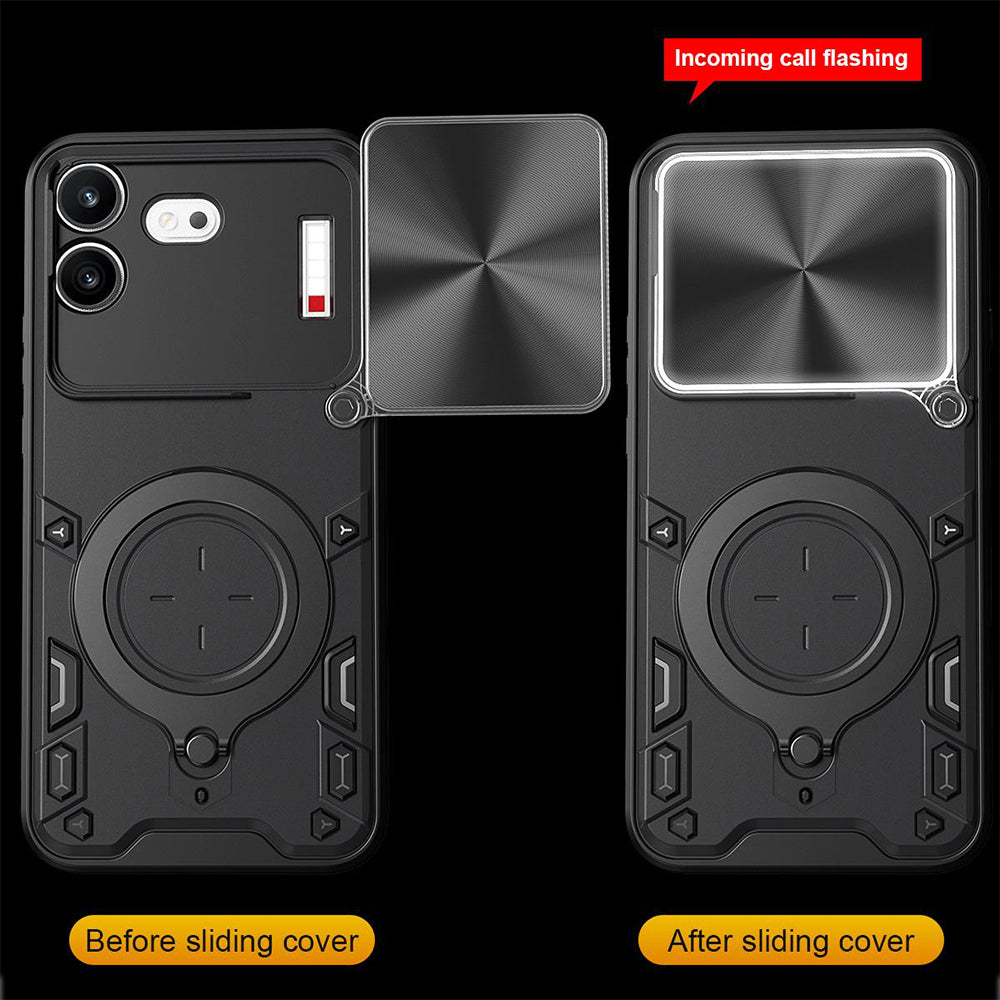 Coque pour Nothing Phone (4b), Techsuit, CamGuard Pro, Noire