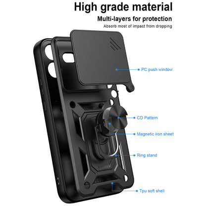 Hülle für Nothing Phone (4b), Techsuit, CamShield, Blau