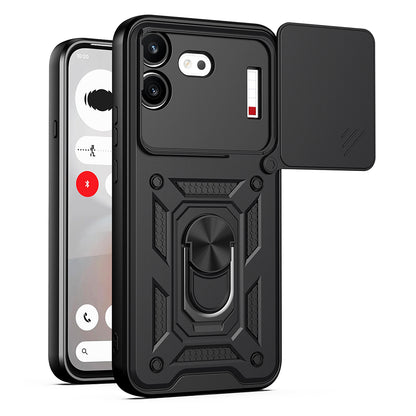 Coque pour Nothing Phone (4b), Techsuit, CamShield, Noire