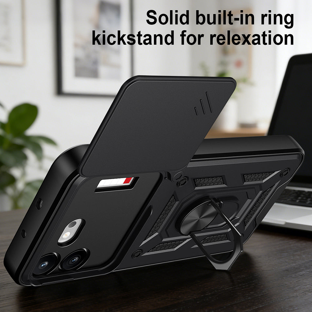 Coque pour Nothing Phone (4b), Techsuit, CamShield, Noire