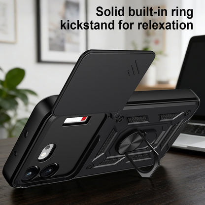 Coque pour Nothing Phone (4b), Techsuit, CamShield, Noire