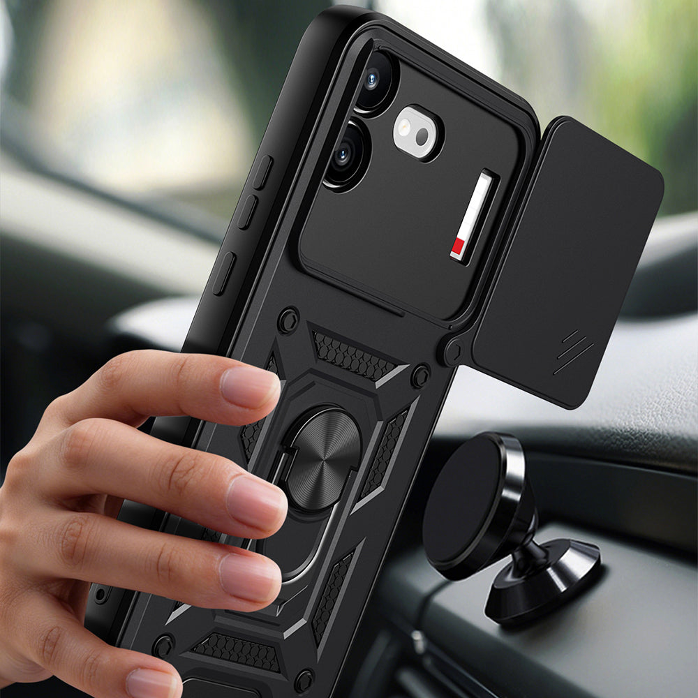 Coque pour Nothing Phone (4b), Techsuit, CamShield, Noire
