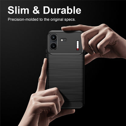 Hülle für Nothing Phone (4b), Techsuit, Carbon, Schwarz