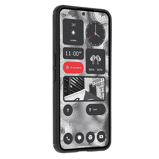 Hoes voor Nothing Phone (2), Techsuit, Carbon, Zwart