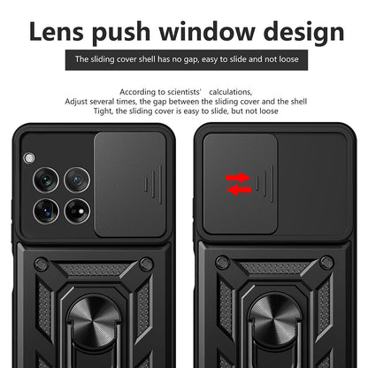 Hülle für OnePlus 12, Techsuit, CamShield, Schwarz