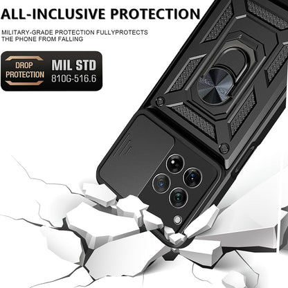 Hülle für OnePlus 12, Techsuit, CamShield, Schwarz