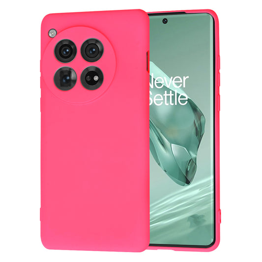Hoes voor OnePlus 12, Techsuit, SoftFlex, Donkerroze