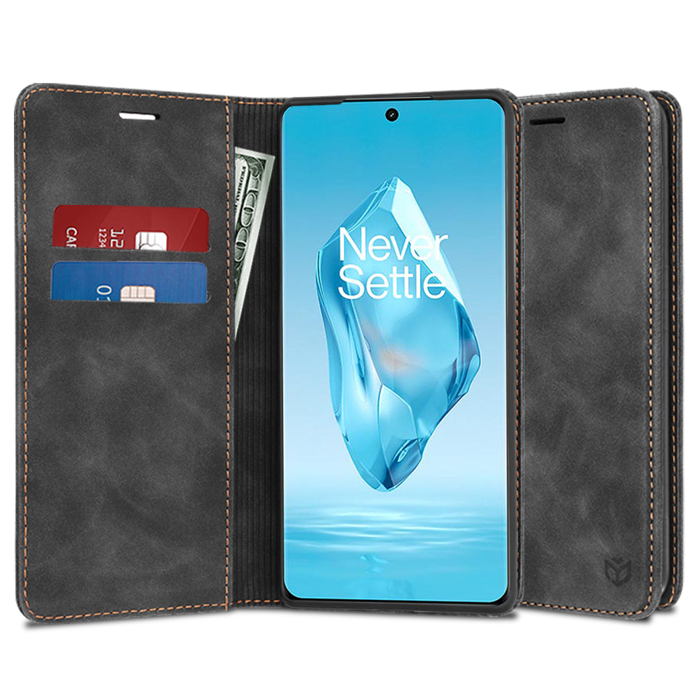 Coque pour OnePlus 12R, Techsuit, Confy, Noire