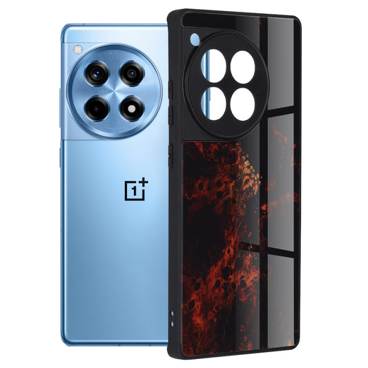 Telefoonhoesje voor OnePlus 12R, Techsuit, Glaze, Rood