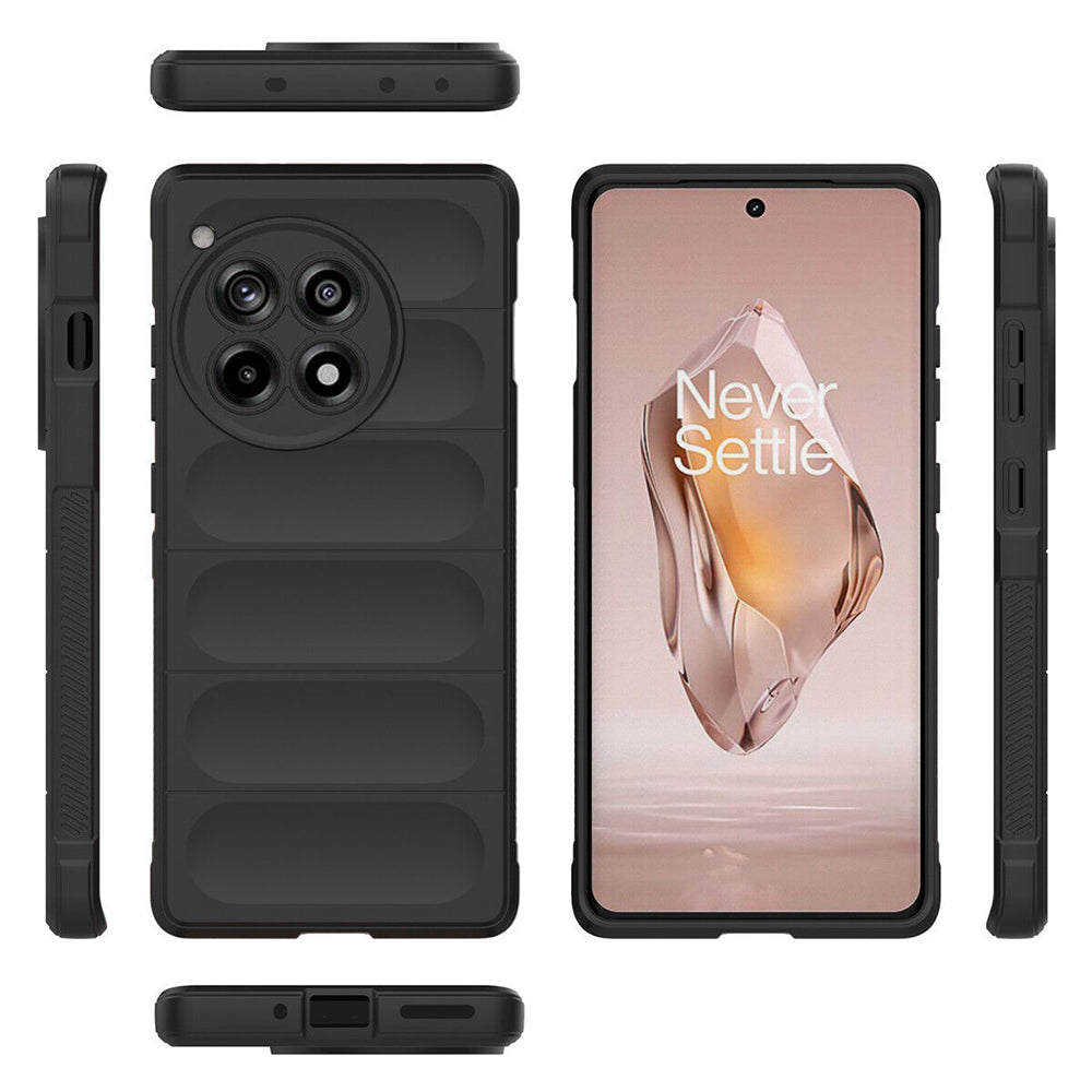 Coque pour OnePlus 12R, Techsuit, Magic Shield, Noire