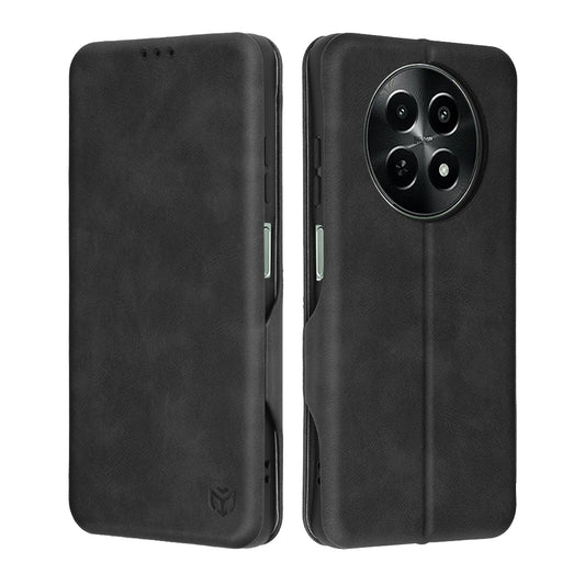 Hoes voor OnePlus 12R, Techsuit, Safe Wallet Plus, Zwart