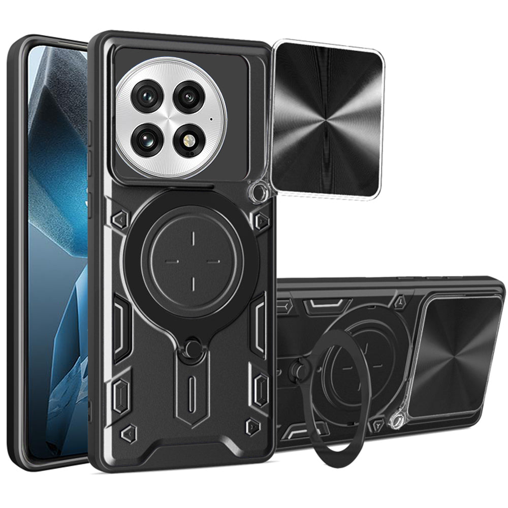 Coque pour OnePlus 13, Techsuit, CamGuard Pro, Noire
