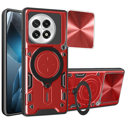Coque pour OnePlus 13, Techsuit, CamGuard Pro, Rouge