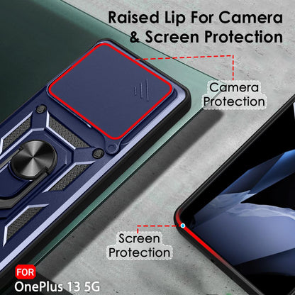 Coque pour OnePlus 13, Techsuit, CamShield, Bleue
