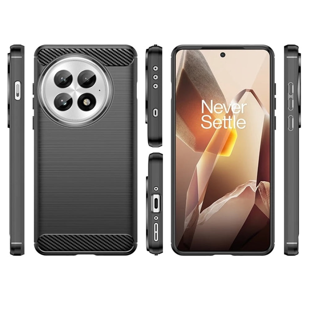Hülle für OnePlus 13, Techsuit, Carbon, Blau