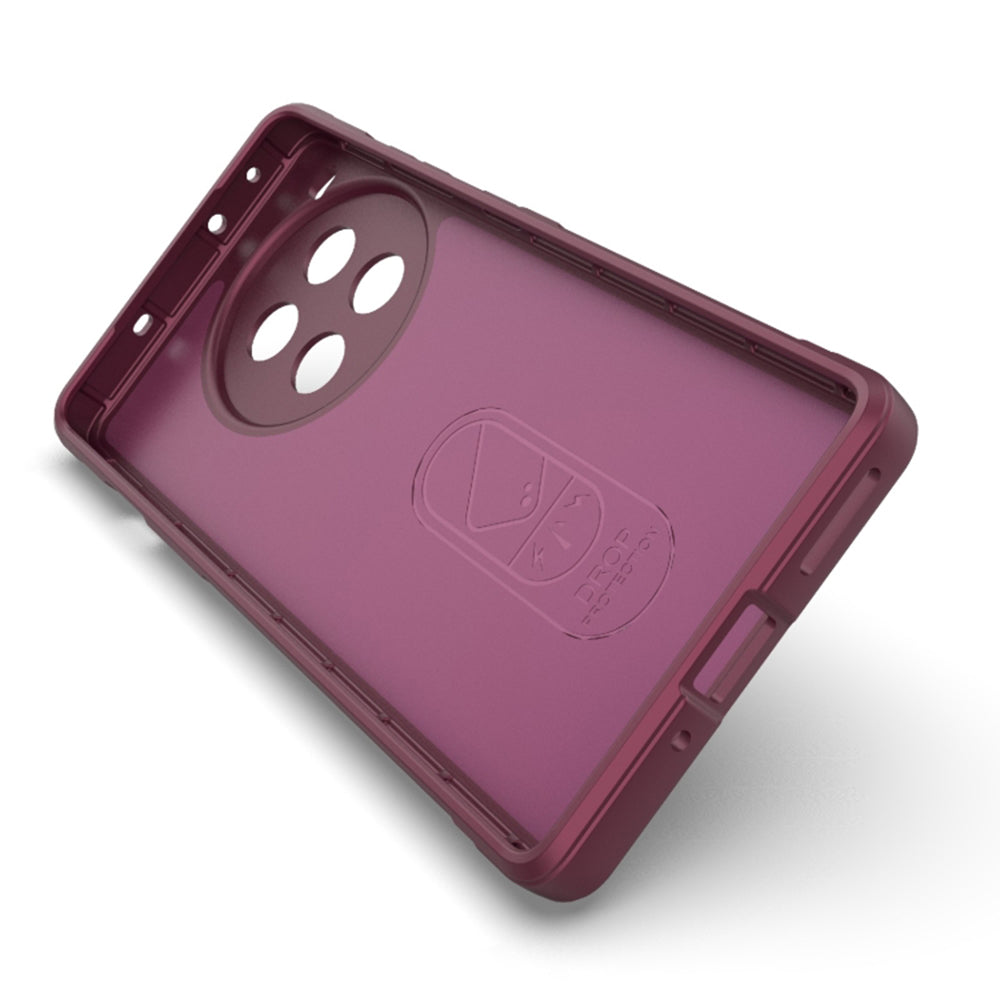 Hoesje voor OnePlus 13, Techsuit, Magic Shield, Wijnrood