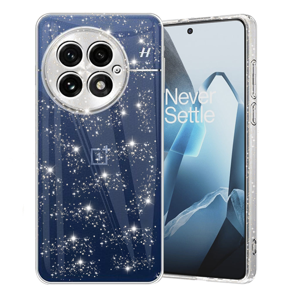 Hülle für OnePlus 13, Techsuit, SparkleSkin, Transparent