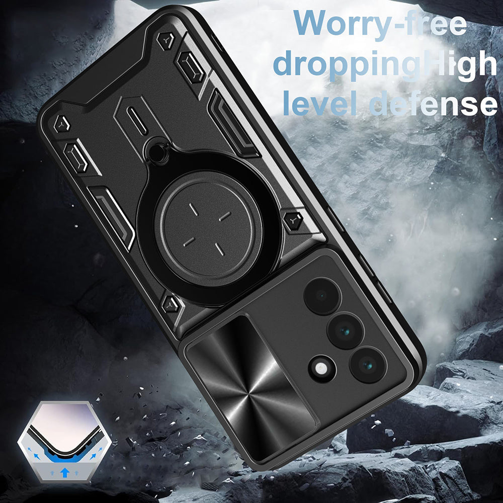 Hoes voor OnePlus 13R, Techsuit, CamGuard Pro, Blauw