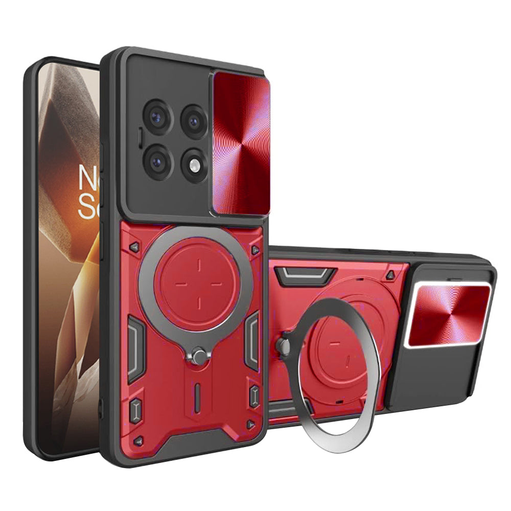 Hülle für OnePlus 13R, Techsuit, CamGuard Pro, Rot