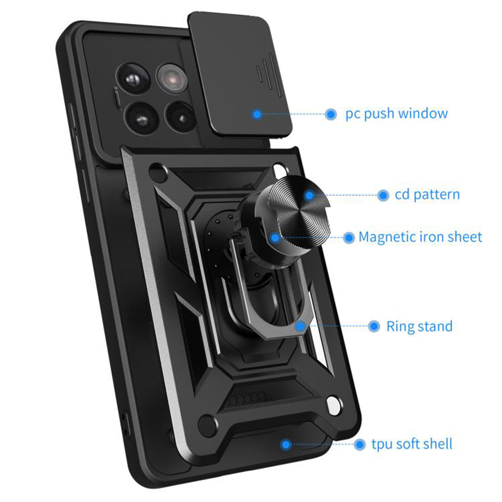 Hülle für OnePlus 13R, Techsuit, CamShield, Blau