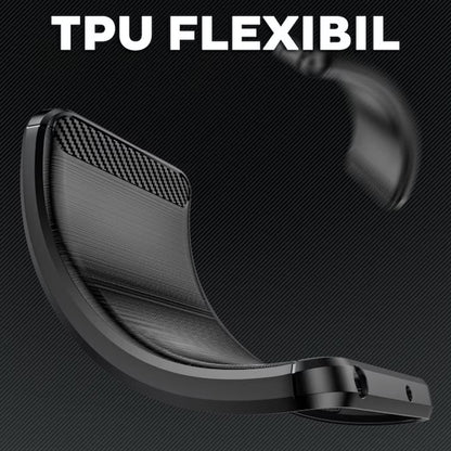 Hoes voor OnePlus 13R, Techsuit, Carbon, Zwart