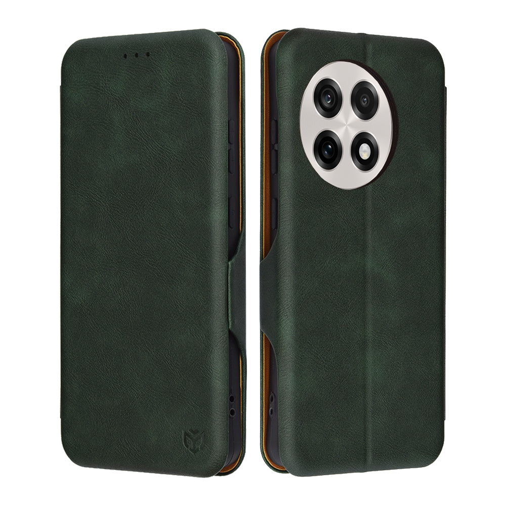 Hülle für OnePlus 13R, Techsuit, Safe Wallet Plus, Grün