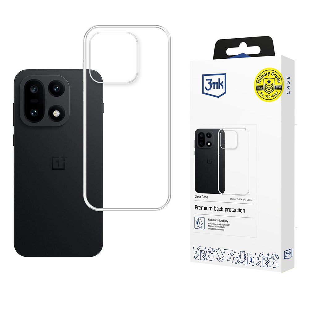 Hoesje voor OnePlus 15, 3MK, Clear, Transparant