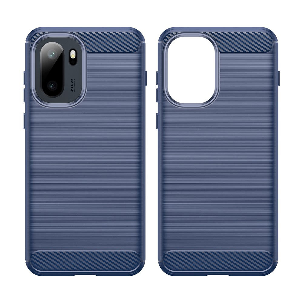 Hülle für OnePlus 15R, Techsuit, Carbon, Blau