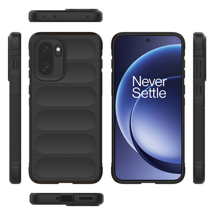 Hoes voor OnePlus 15R, Techsuit, Magic Shield, Zwart