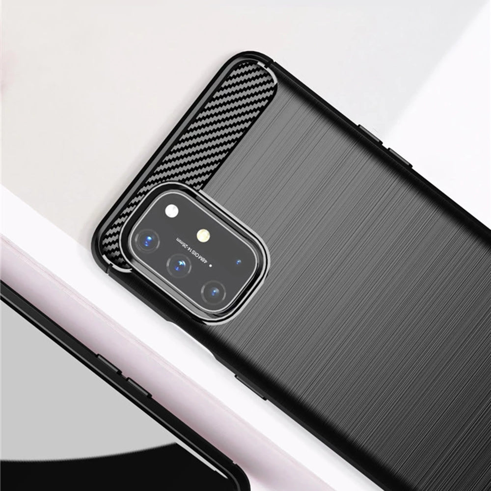 Hoes voor OnePlus 8T, Techsuit, Carbon, Zwart