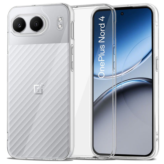 Hoesje voor OnePlus Nord 4, Tech-Protect, Flexair Hybrid, Transparant 