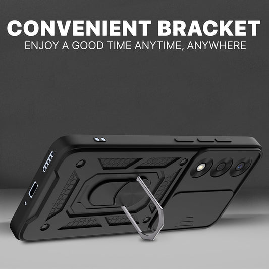 Hoes voor OnePlus Nord 5, Techsuit, CamShield, Zwart
