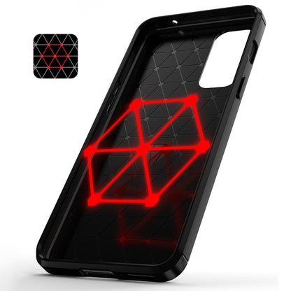 Coque pour OnePlus Nord 2 5G, Techsuit, Carbone, Noire