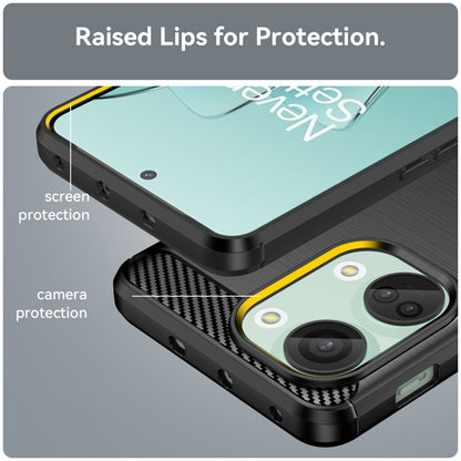 Coque pour OnePlus Nord 3, Techsuit, Carbone, Noire