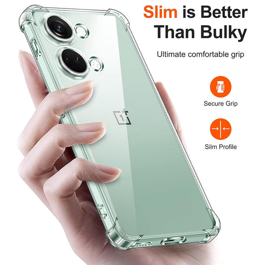 Hoesje voor OnePlus Nord 3, Techsuit, Schokbestendig Helder, Transparant