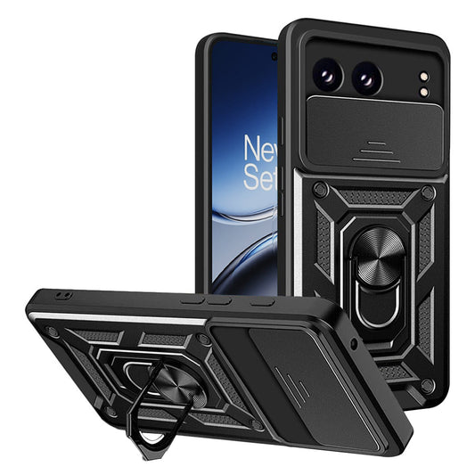 Hoes voor OnePlus Nord 4, Techsuit, CamShield, Zwart