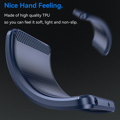 Hoes voor OnePlus Nord 4, Techsuit, Carbon, Blauw