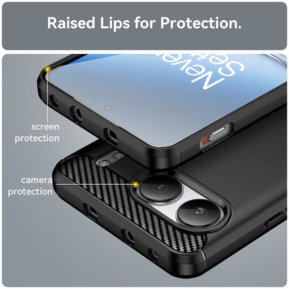Coque pour OnePlus Nord 4, Techsuit, Carbone, Noire