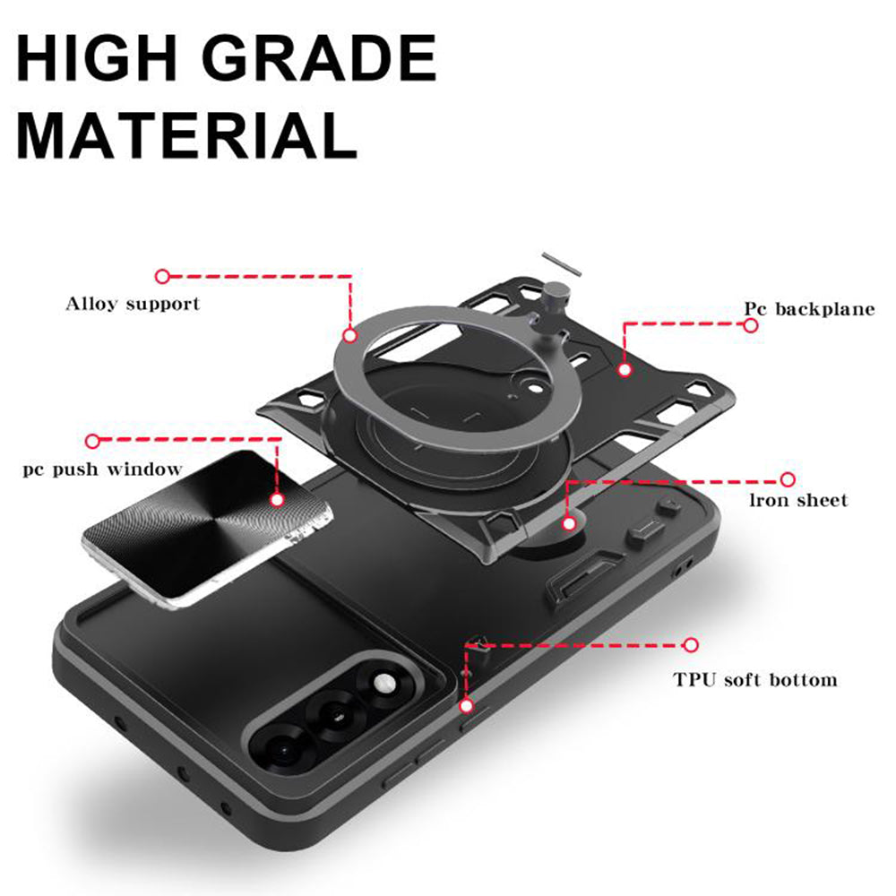 Case for OnePlus Nord 5, Techsuit, CamGuard Pro, Black