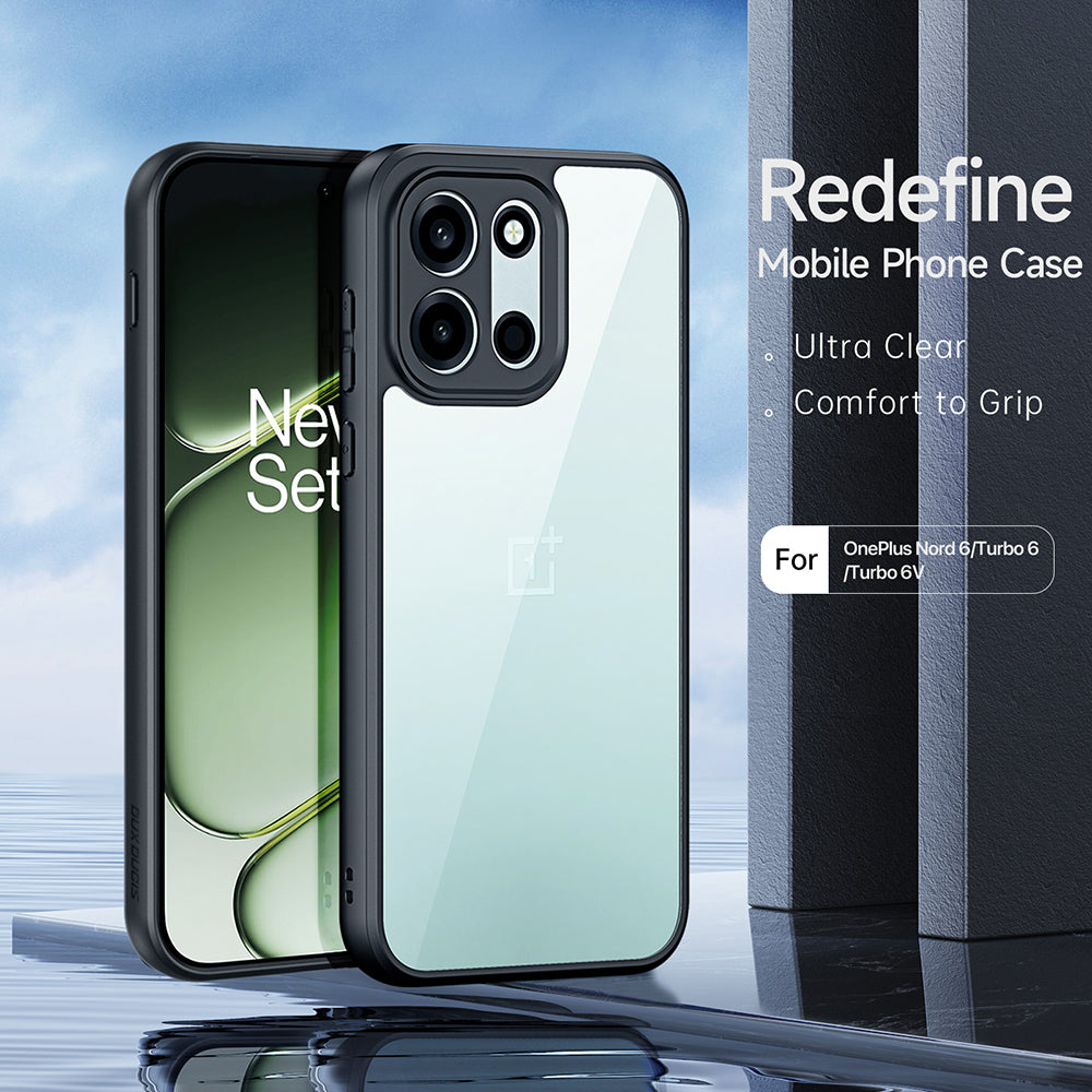 Hülle für OnePlus Nord 6, DUX DUCIS, Aimo, Schwarz