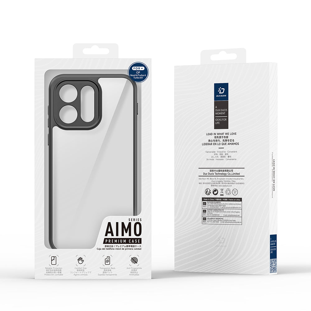 Hülle für OnePlus Nord 6, DUX DUCIS, Aimo, Schwarz
