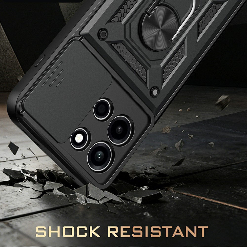 Coque pour OnePlus Nord 6, Techsuit, CamShield, Noire