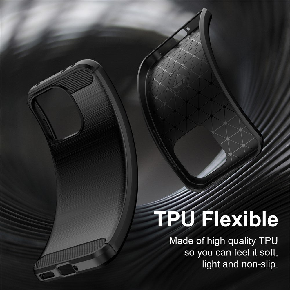 Hoes voor OnePlus Nord 6, Techsuit, Carbon, Zwart