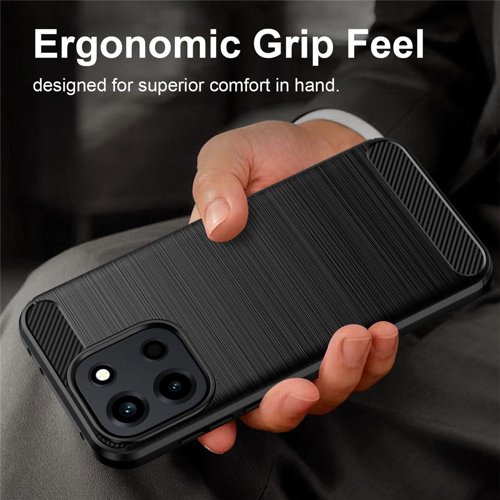 Hoes voor OnePlus Nord 6, Techsuit, Carbon, Zwart